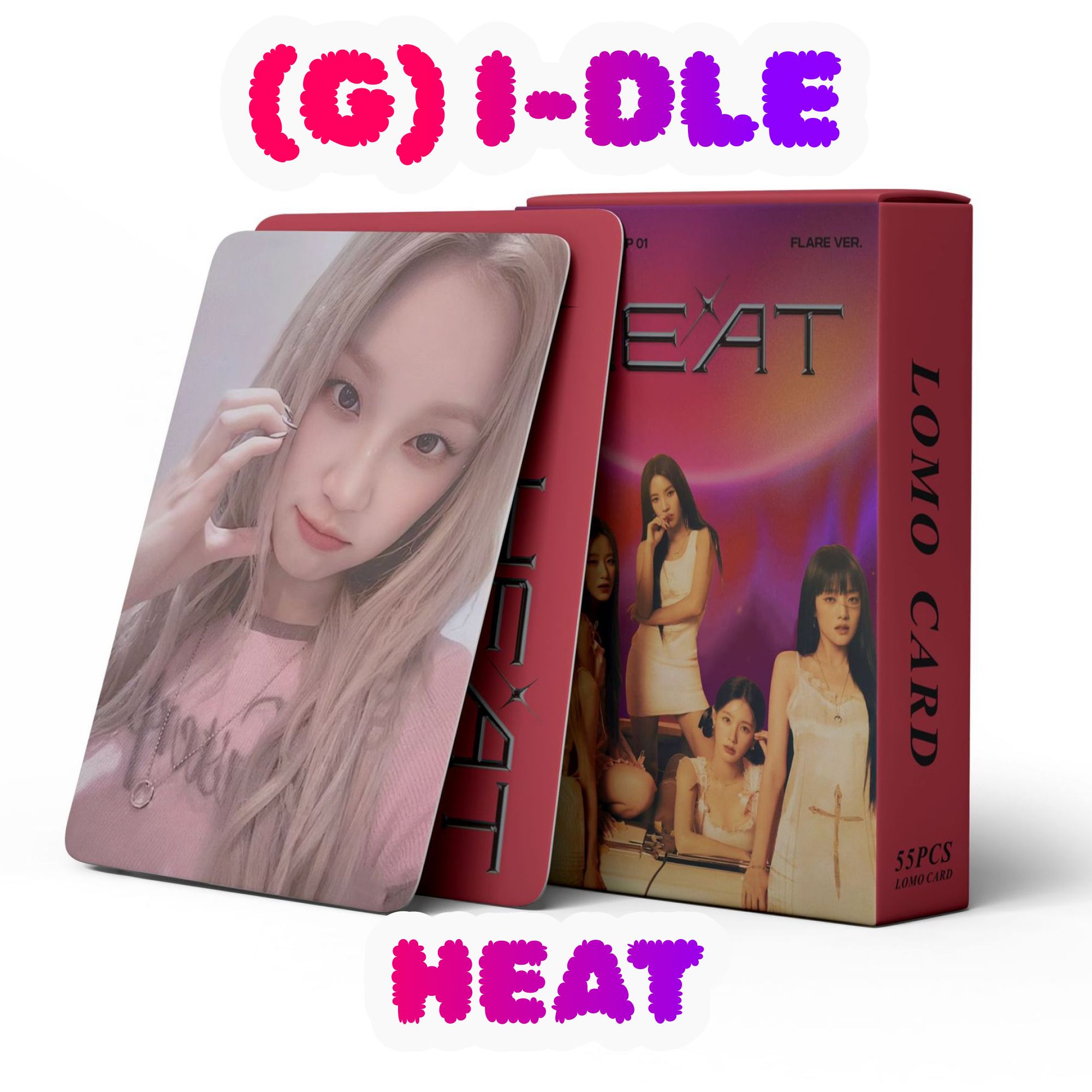 Набор коллекционных карточек (G)I-DLE HEAT