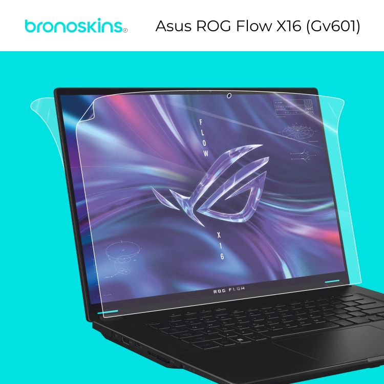 Защитная бронированная пленка на верхнюю крышку Asus ROG Flow X16 (Gv601) (Матовая)