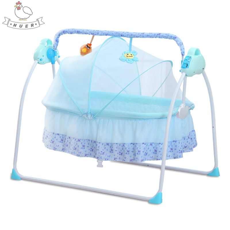 Детский кровать электрический. Baby Swing Bed