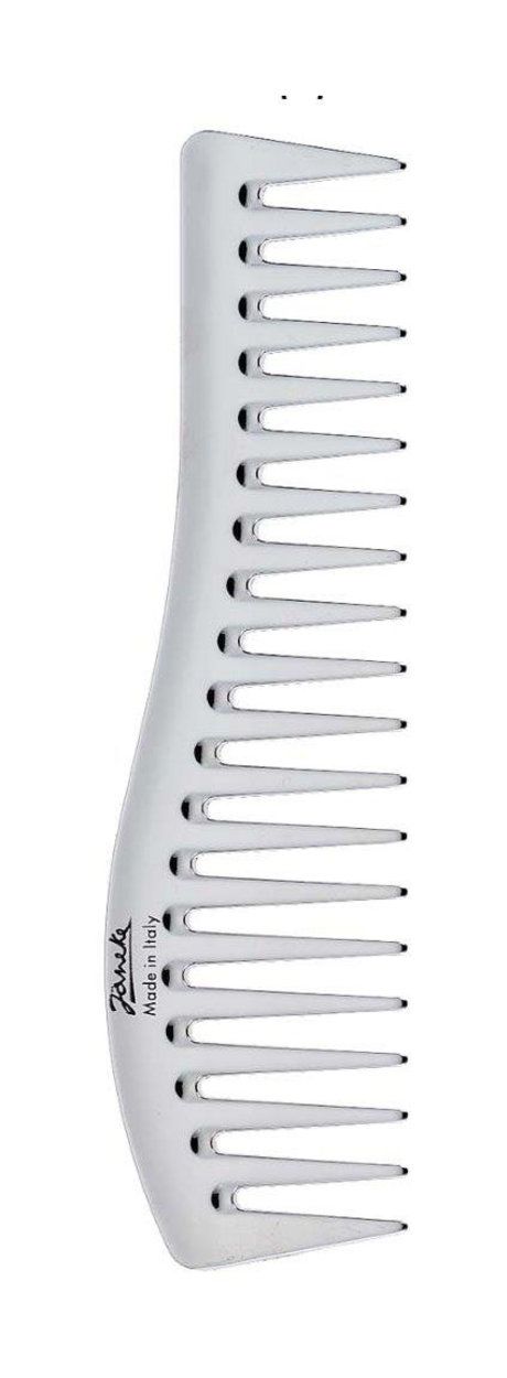 Хромированная расческа для волос Silver Large Wide Tooth Comb