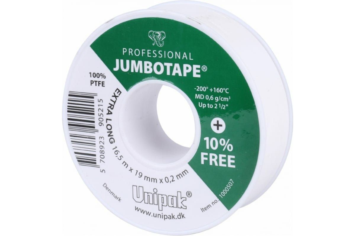 Фум-лента JUMBOTAPE (16,5 м х 19 мм х 0,2 мм)