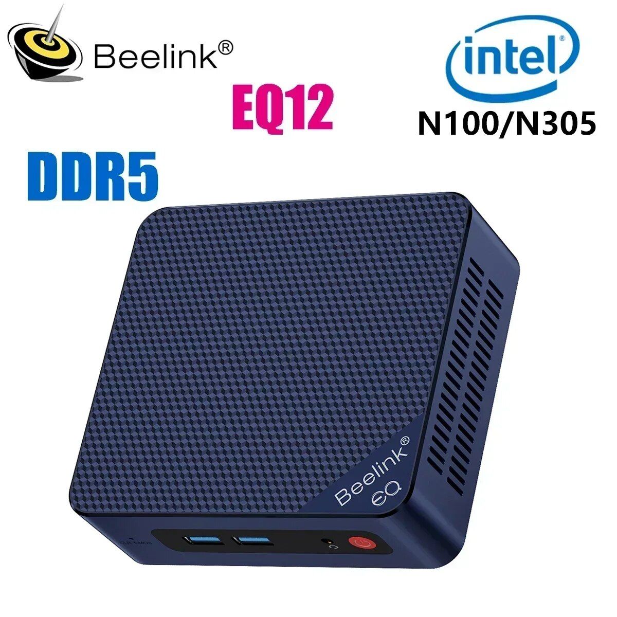 Intel n100 ddr5. Beelink мини-ПК eq12 как соединить с ноутбуком.
