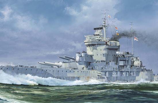 Trumpeter 1/700 05795 HMS Уорспайт 1942Корабль