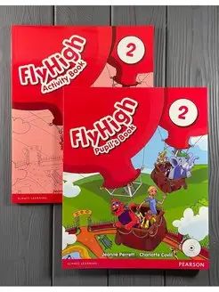 Fly High 2, Pupils Book+Activite Book+CD диск