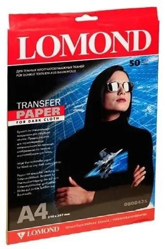 Термотрансфер Lomond A4, для струйной печати, 50л, 140г/м2, белый 0808425