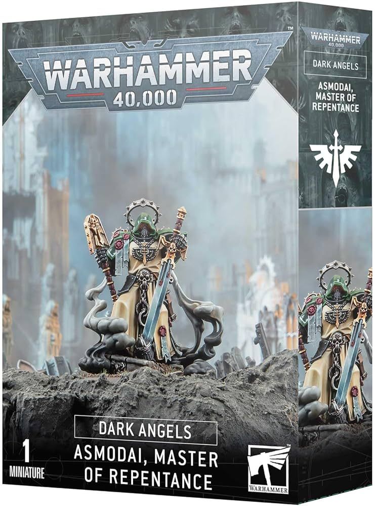 Набор сборных моделей Warhammer 40000 Dark Angels: Asmodai, Master of Repentance