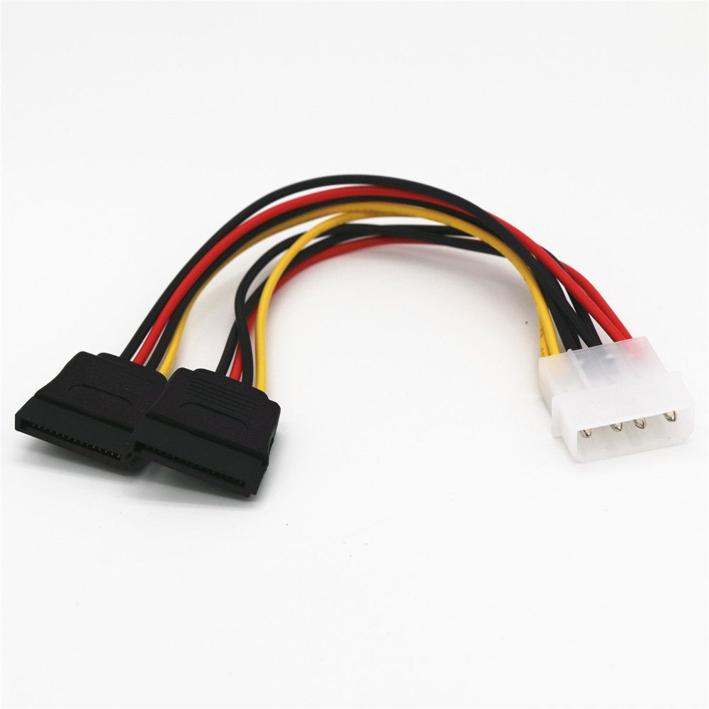 Кабель питания Molex 4pin/SATA 15-pin, 0.2 м