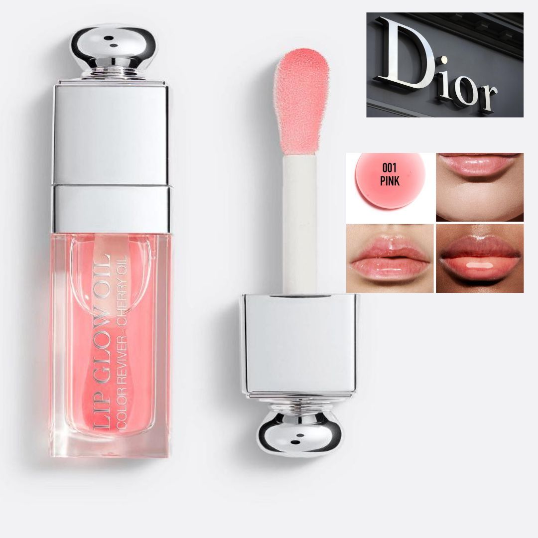 DIOR Питательное масло для губ Dior Addict Lip Glow Oil, № 001 Pink, 6 мл.