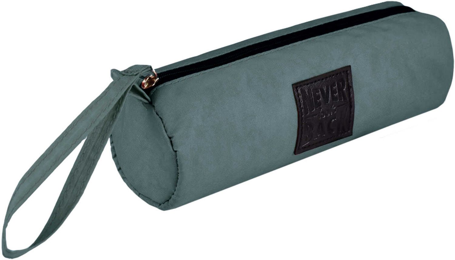 Пенал школьный Серый, нейлоновый, 20х6х6 см