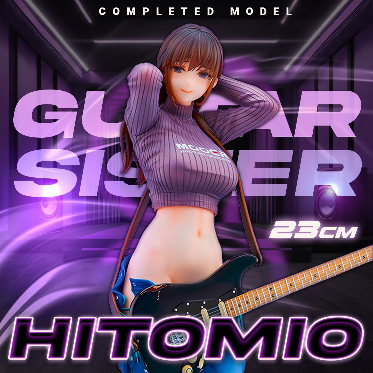 АнимефигуркаGuitarSisterbyHitomio23см