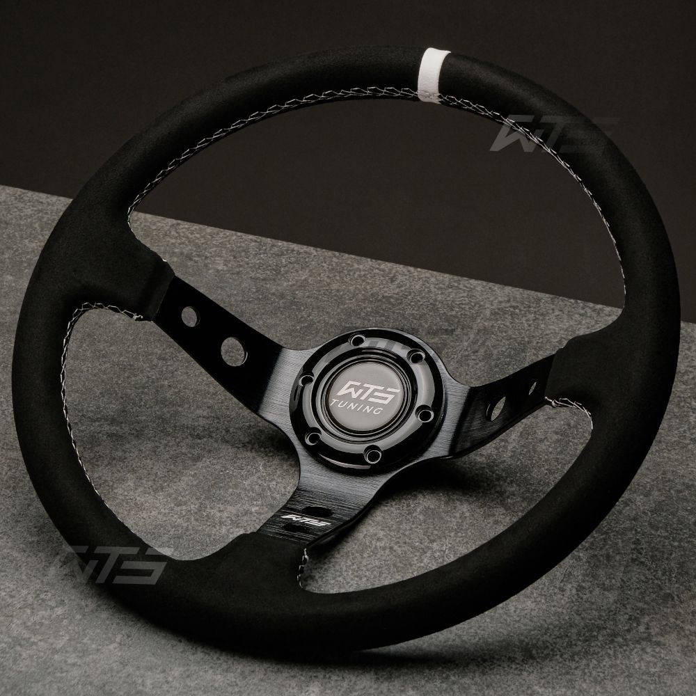 Спортивный руль WTS Tuning для дрифт авто, корчей, жигули 2101-2107 и др - WTS TUNING арт. wh_wts_suede - купить по выгодной цене в интернет-магазине OZON (1585140046)