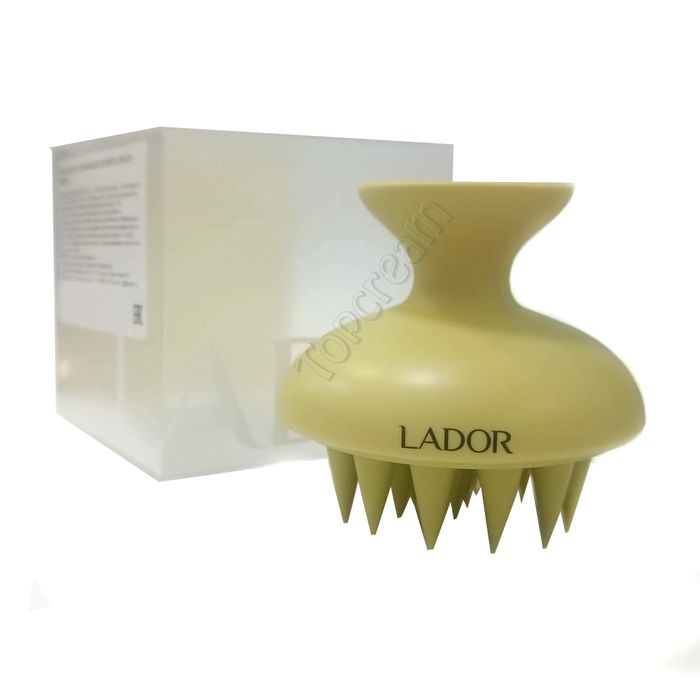 Lador Щетка-массажер для мытья волос и кожи головы Scalp Massager Shampoo Brush Brown