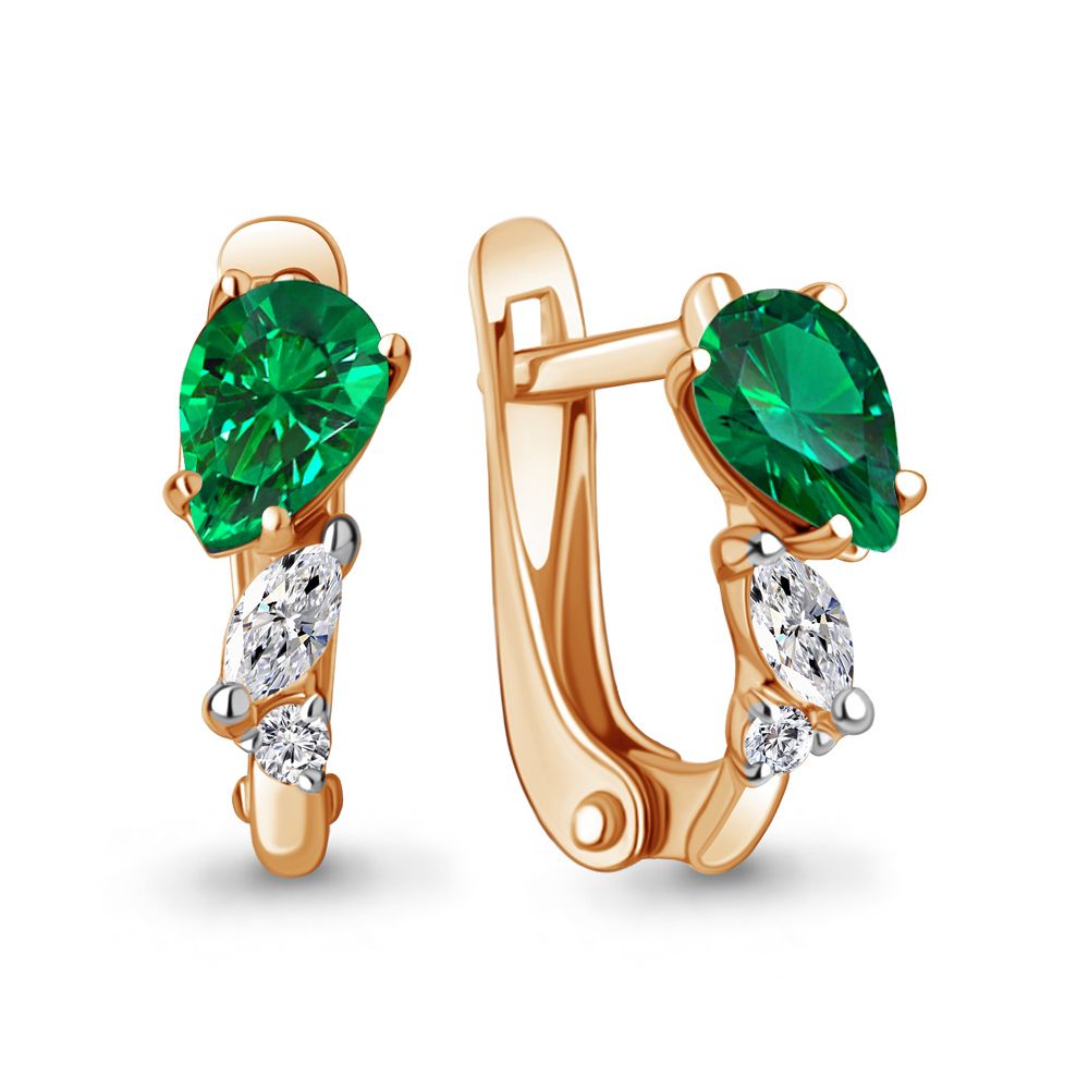 Aquamarine Серьги ювелирные Серебро позолоченное 925 пробы купить на OZON по низкой цене (1666971748)