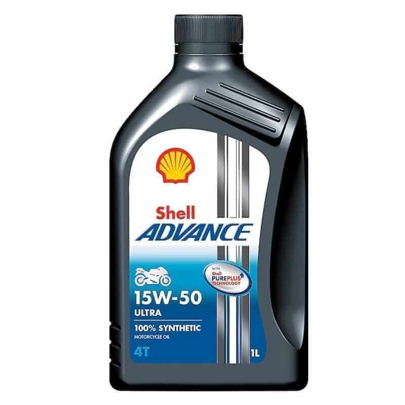 Shell Advance Ultra 4T 15W-50 Масло моторное, Синтетическое, 1 л