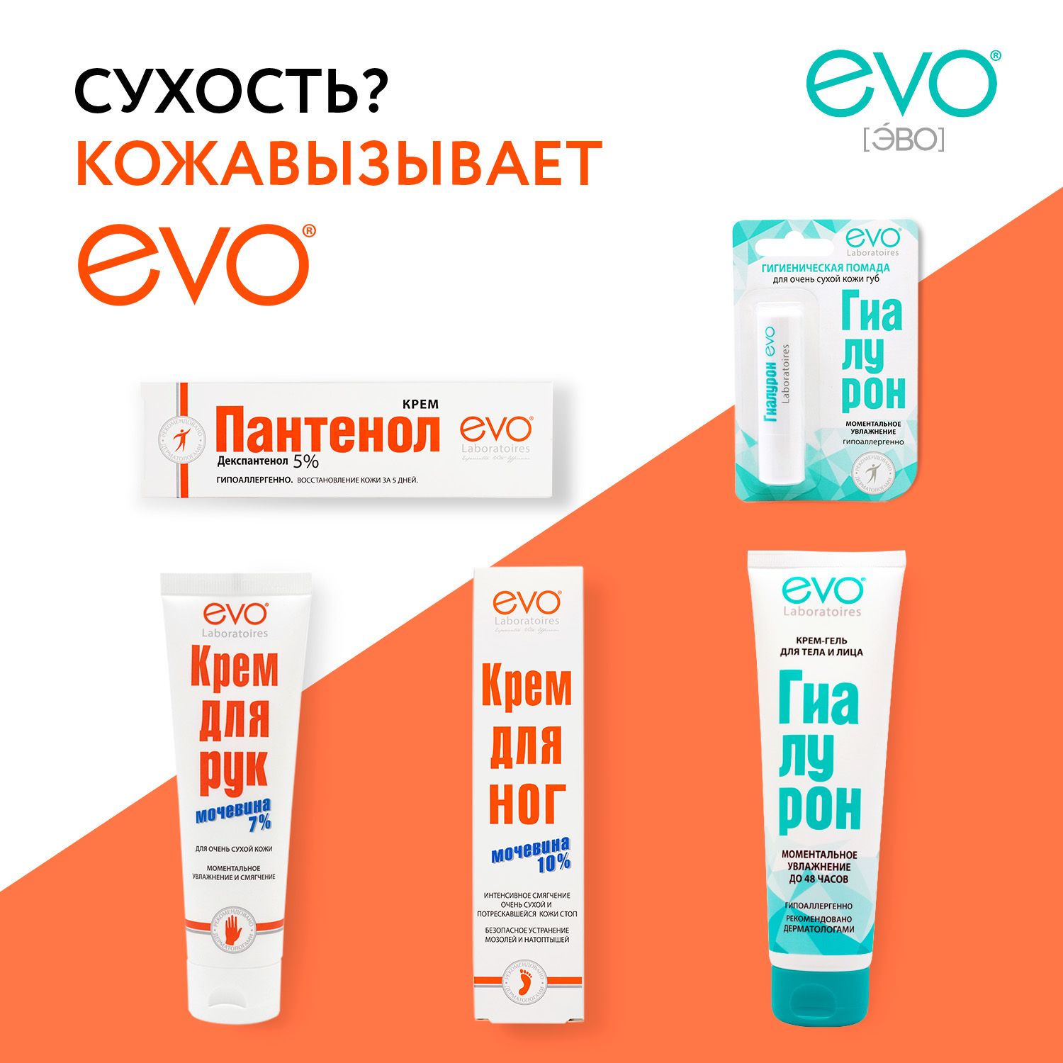EVO/ЭВО Крем для рук с мочевиной 7% для очень сухой кожи, 100 мл(图3)