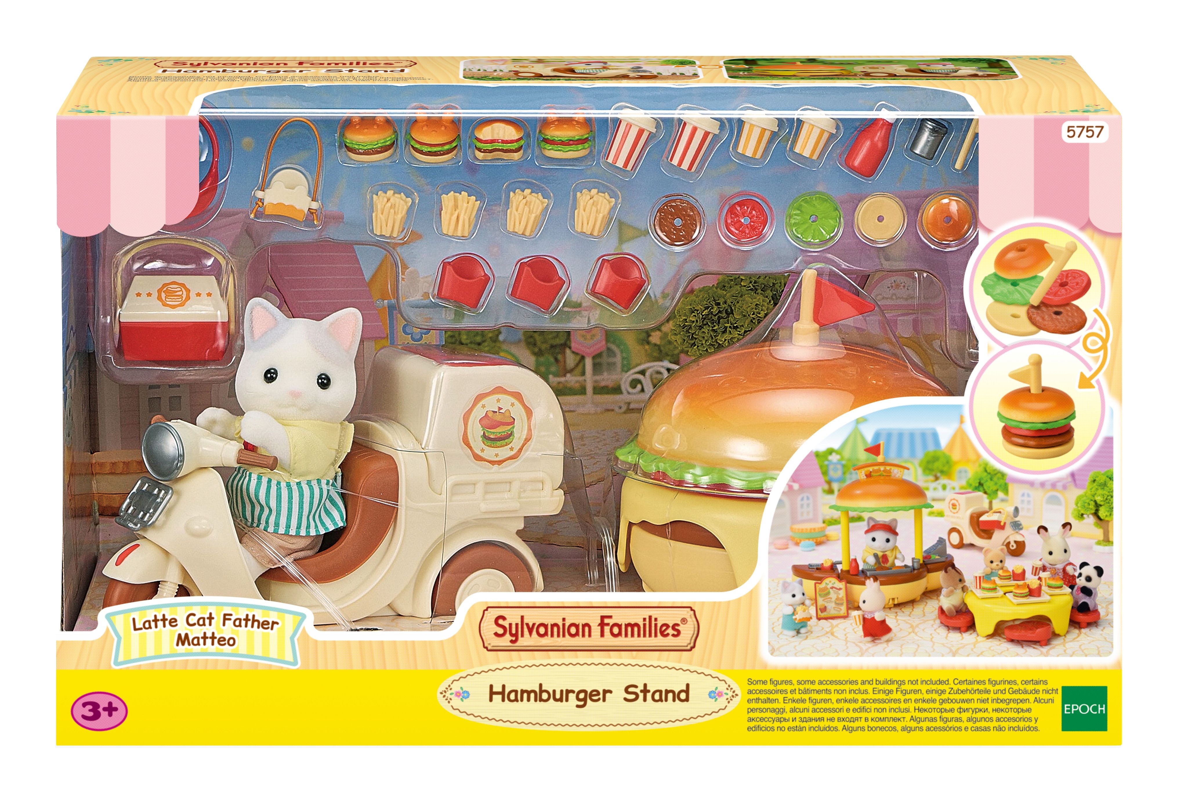 Набор транспорта Sylvanian Families Бургерная на колесах