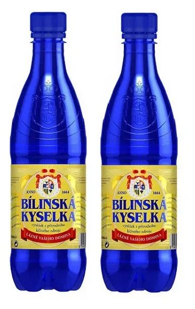 Вода минеральная Bilinska Kyselka (Билинска Киселка) 0,5 л х 2 шт. газированная, пэт