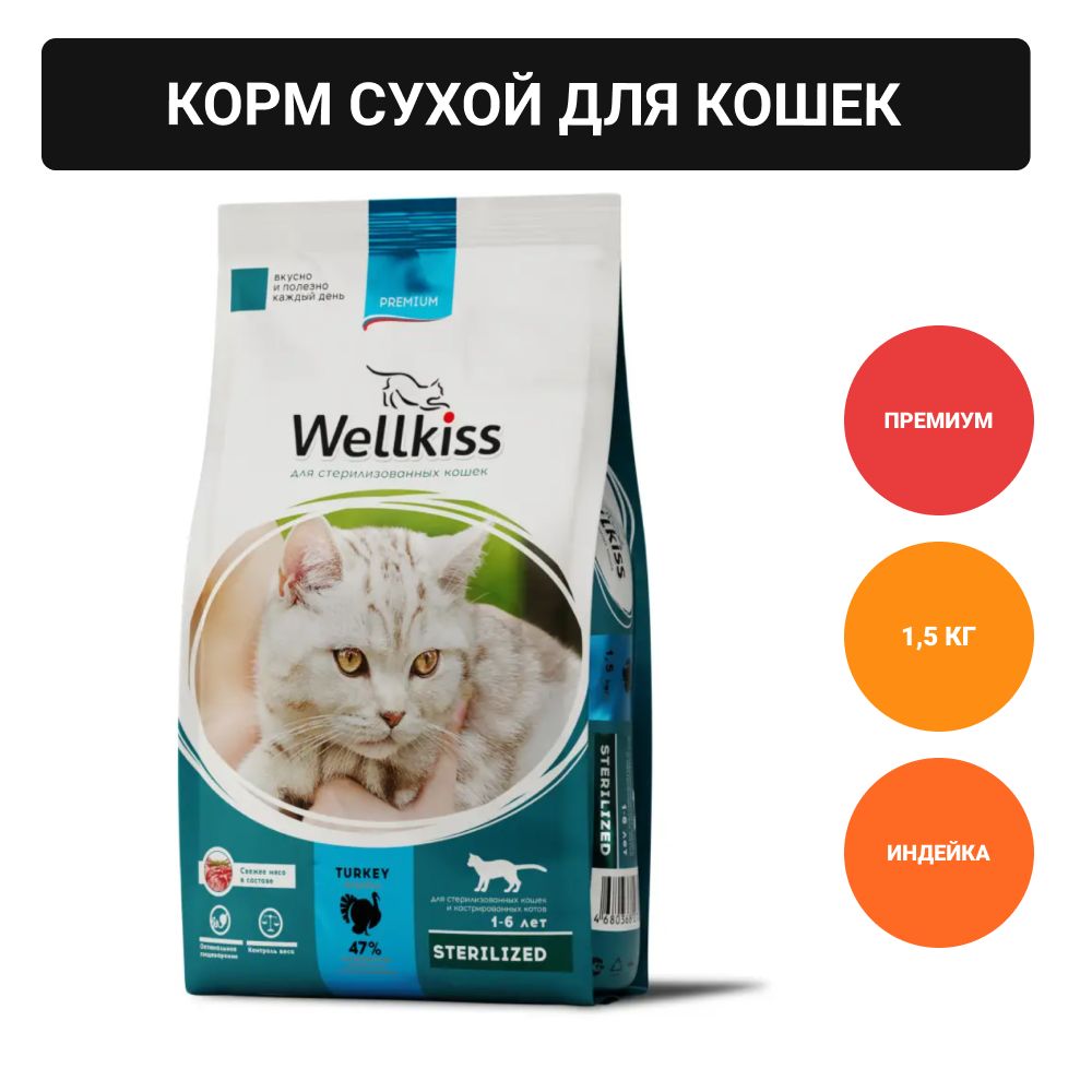 Корм Для Кошек Wellkiss Купить В Москве