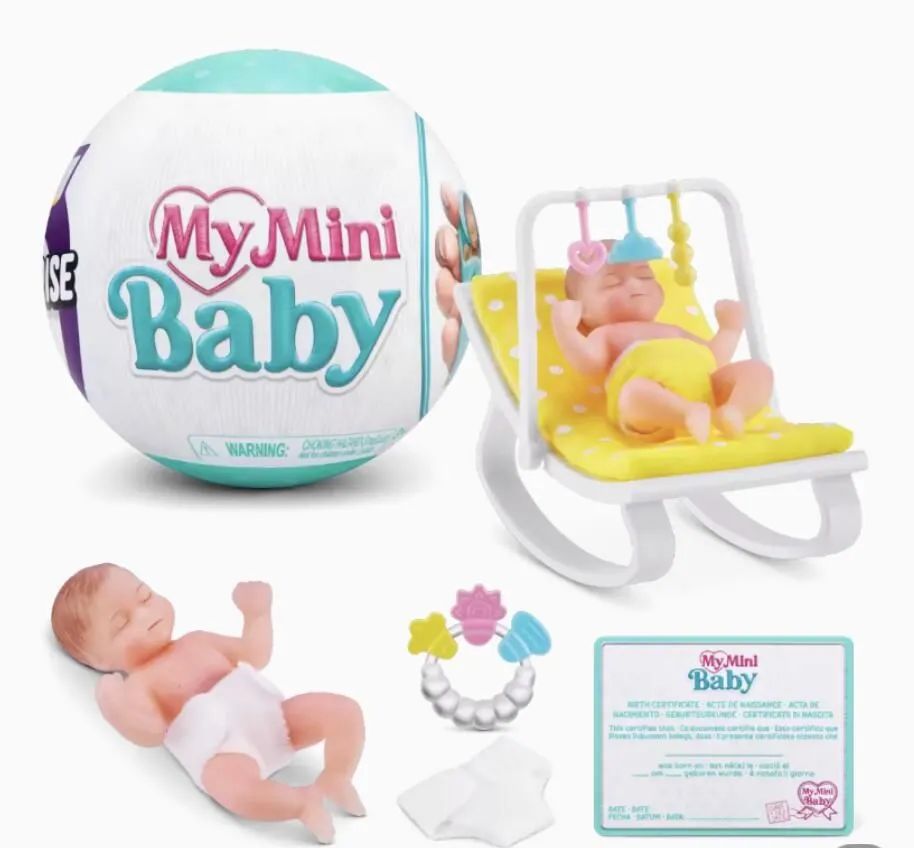 1мячmyminibabyzuruКоробкассюрпризом*1Новыйдетскиймячzuru