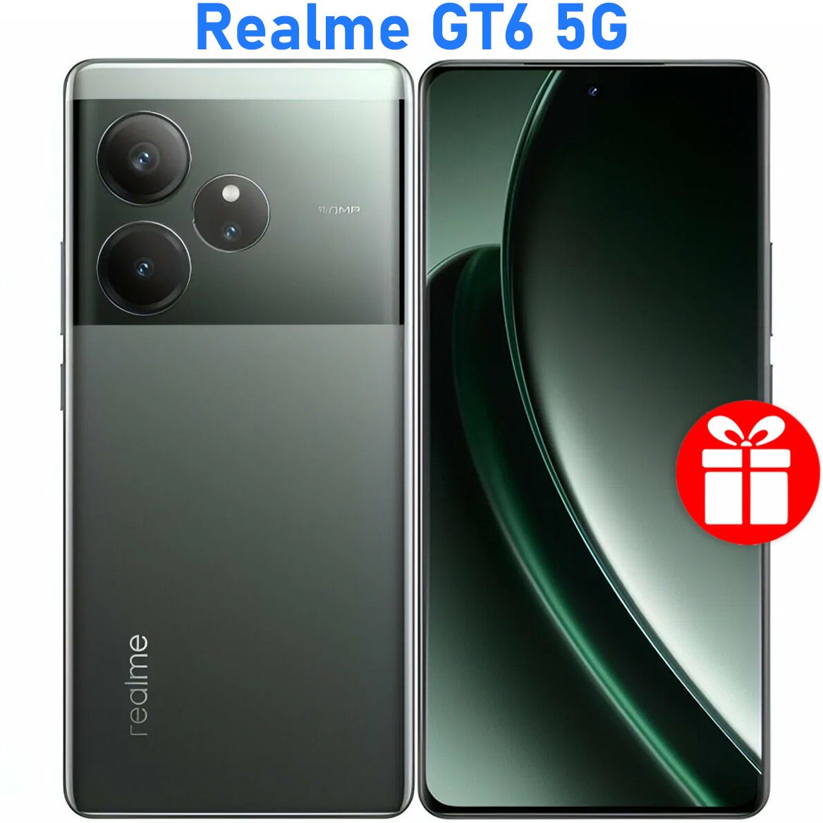 realmeСмартфонGT612/256ГБ,зеленый