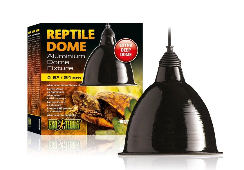 Светильник Exo Terra Reptile Dome с отражателем для ламп до 160 Вт, 21xH17.8 см, PT2349