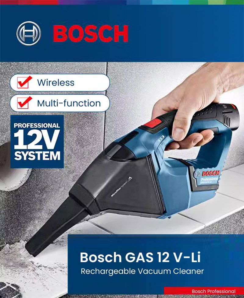 BoschБытовойпылесосGAS12V-LI,синий