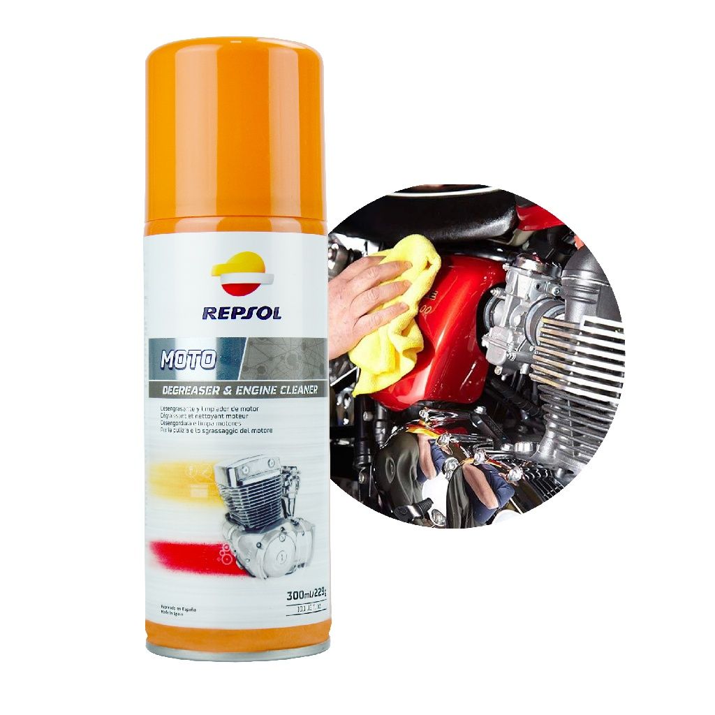 Очиститель мотоцепи и двигателя Pepsol MOTO Degreaser & Engine Cleaner 400мл