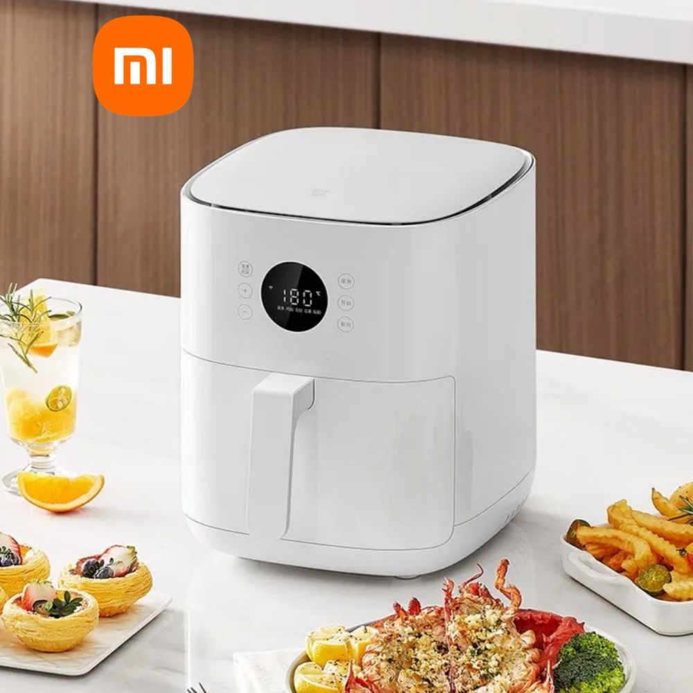 Xiaomi Аэрогриль Mijia Умная фритюрница 4,5 л, белый, черный