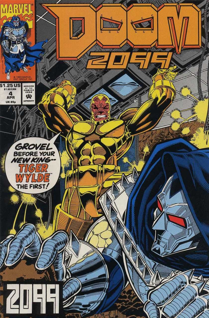 Doom 2099 #4, 1993. Оригинальный комикс на английском языке.