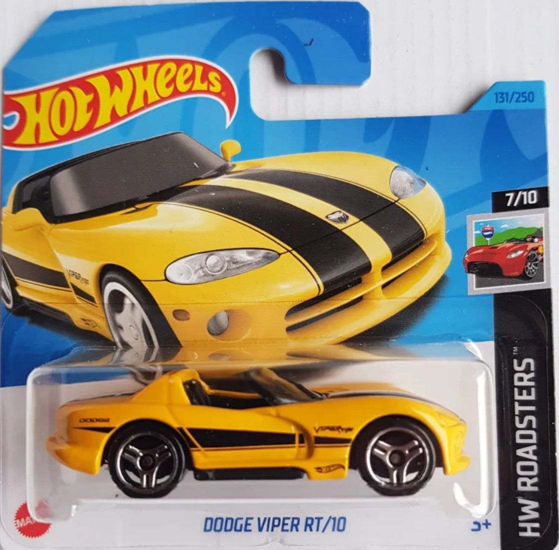 Машинка Хотвилс игрушка коллекционная Hot Wheels Dodge Viper RT 10 5785_HKH43