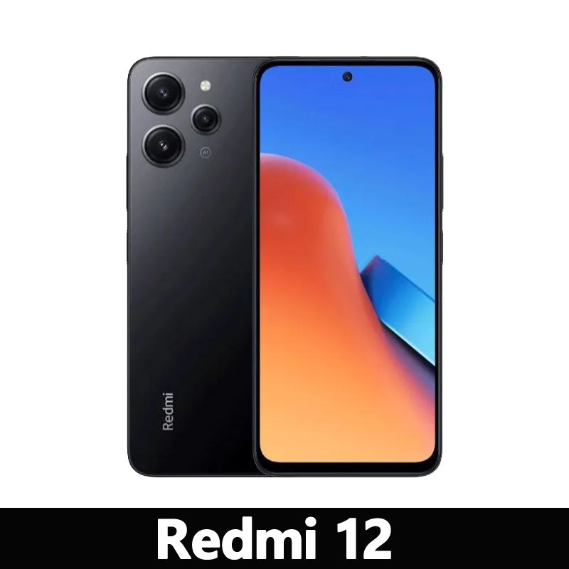 RedmiСмартфонRedmi12Global8/256ГБ,черный