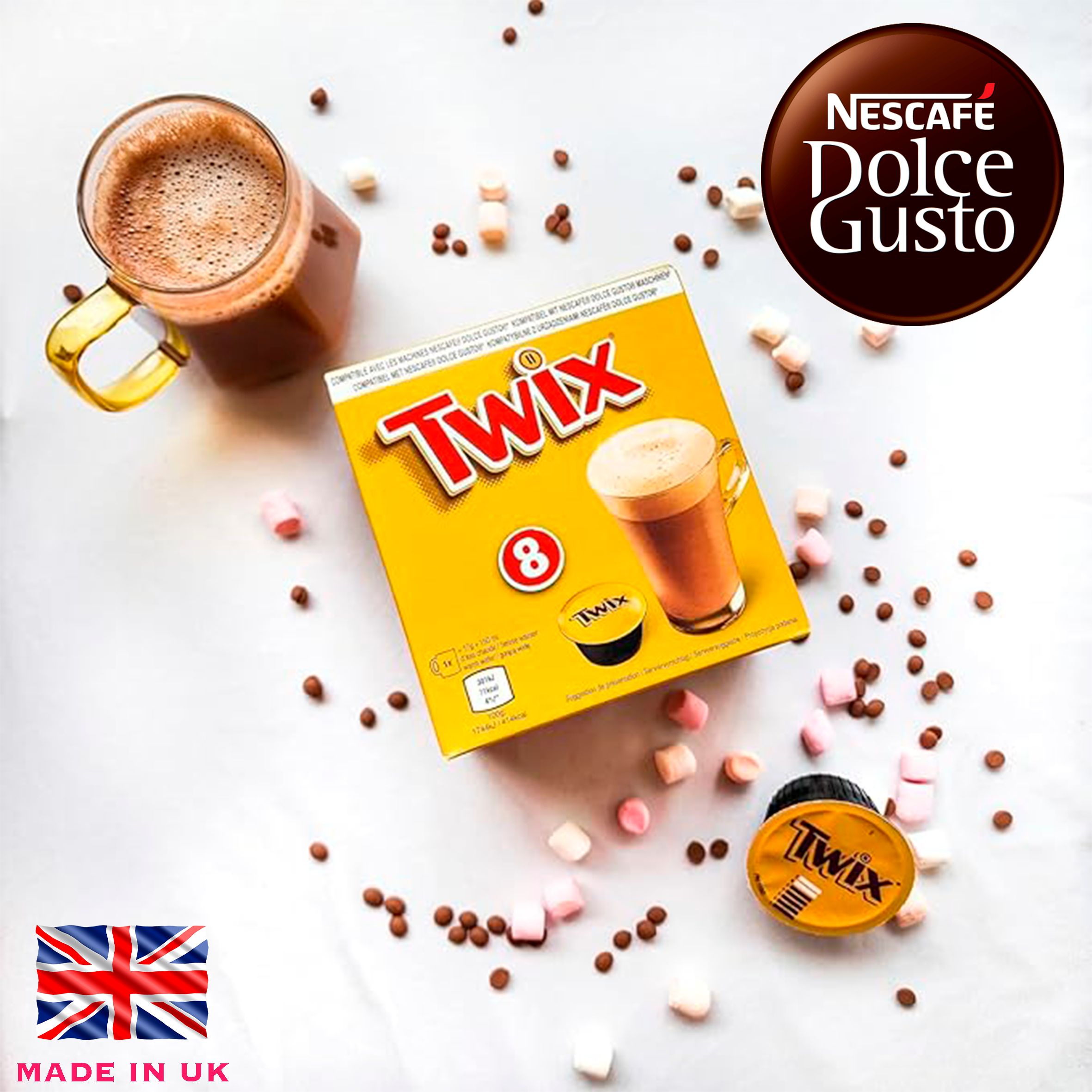 Горячий шоколад в капсулах Dolce Gusto Twix Chocolate, 8 шт 120 г