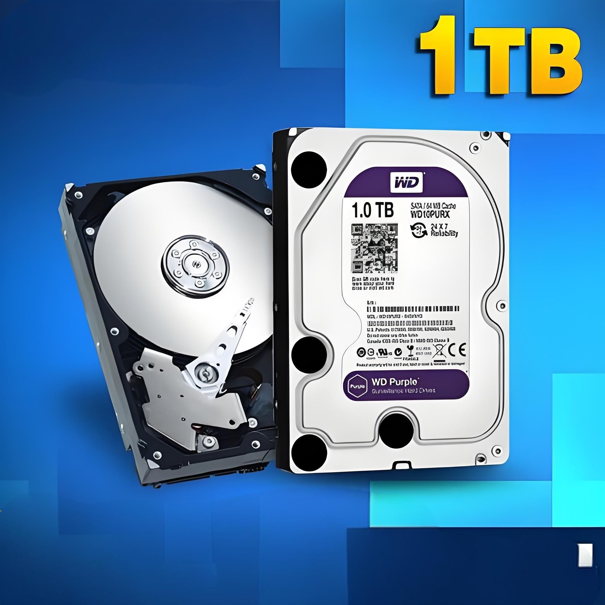 WesternDigital1ТБВнутреннийжесткийдискWD10PURX；1tbhdd(xbsuj1tpurx)