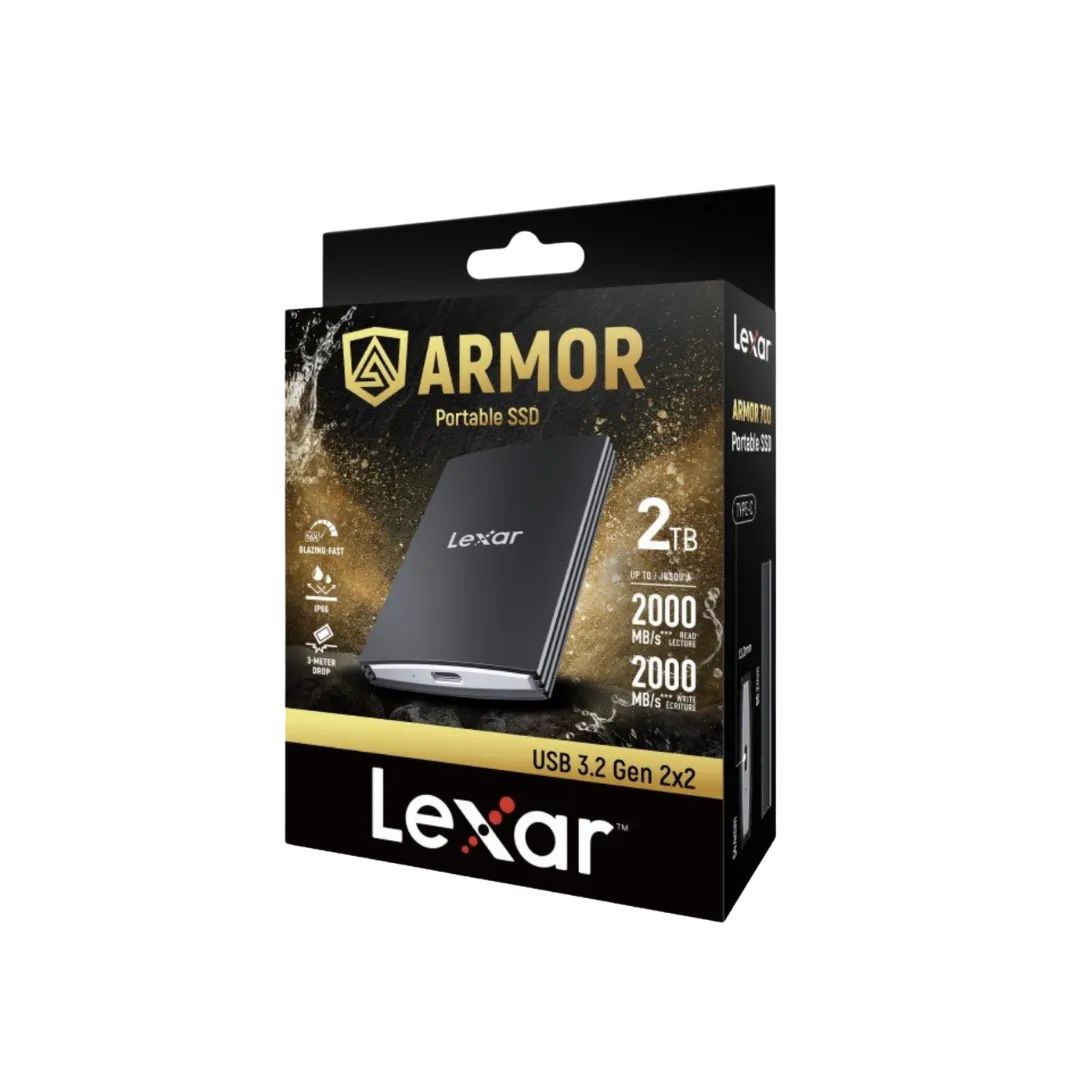 Внешний SSD-накопитель Lexar Armor 700 2TB USB3.2 Gen2 x2 IP66