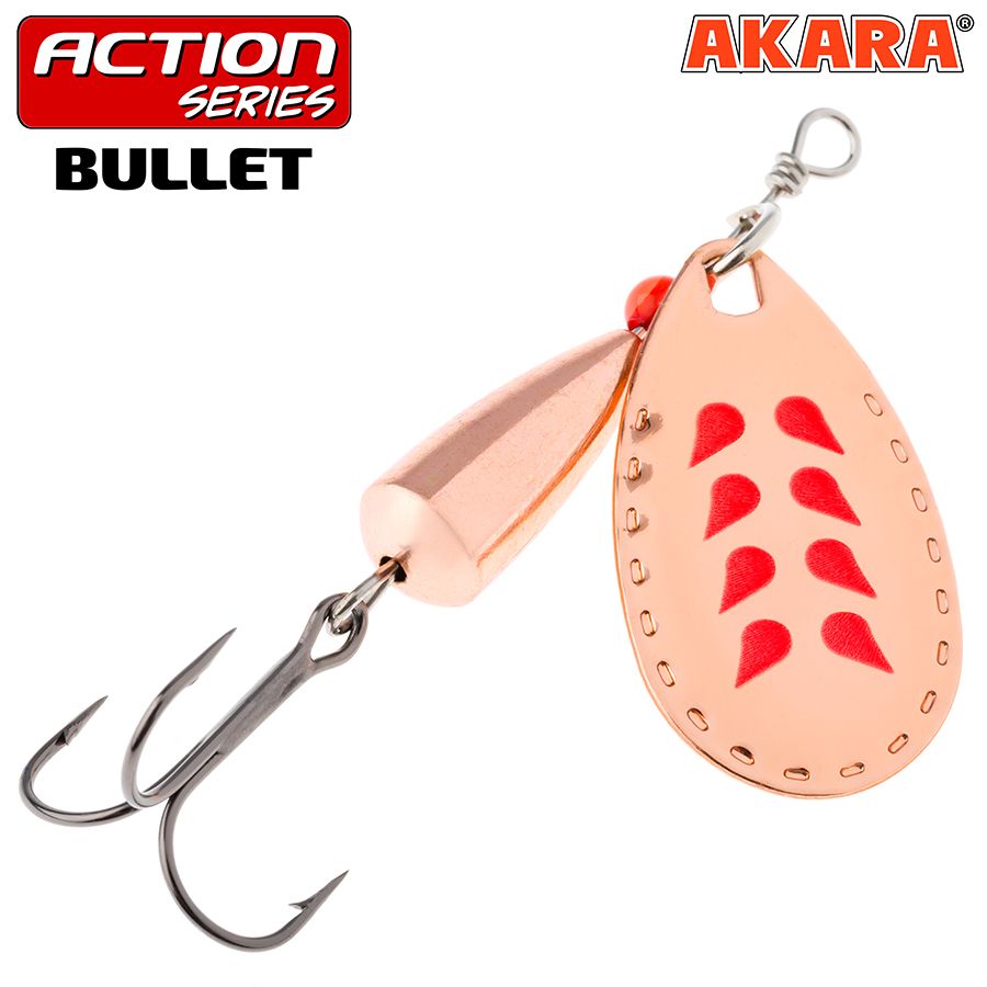 Блесна вращ. Akara Action Series Bullet 3 8 гр. 2/7 oz. A26