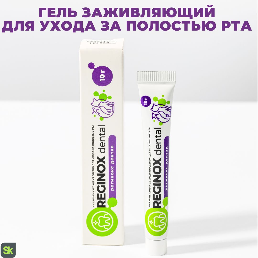 Reginox Dental гель заживляющий для ухода за полостью рта животных (Регинокс Дентал)