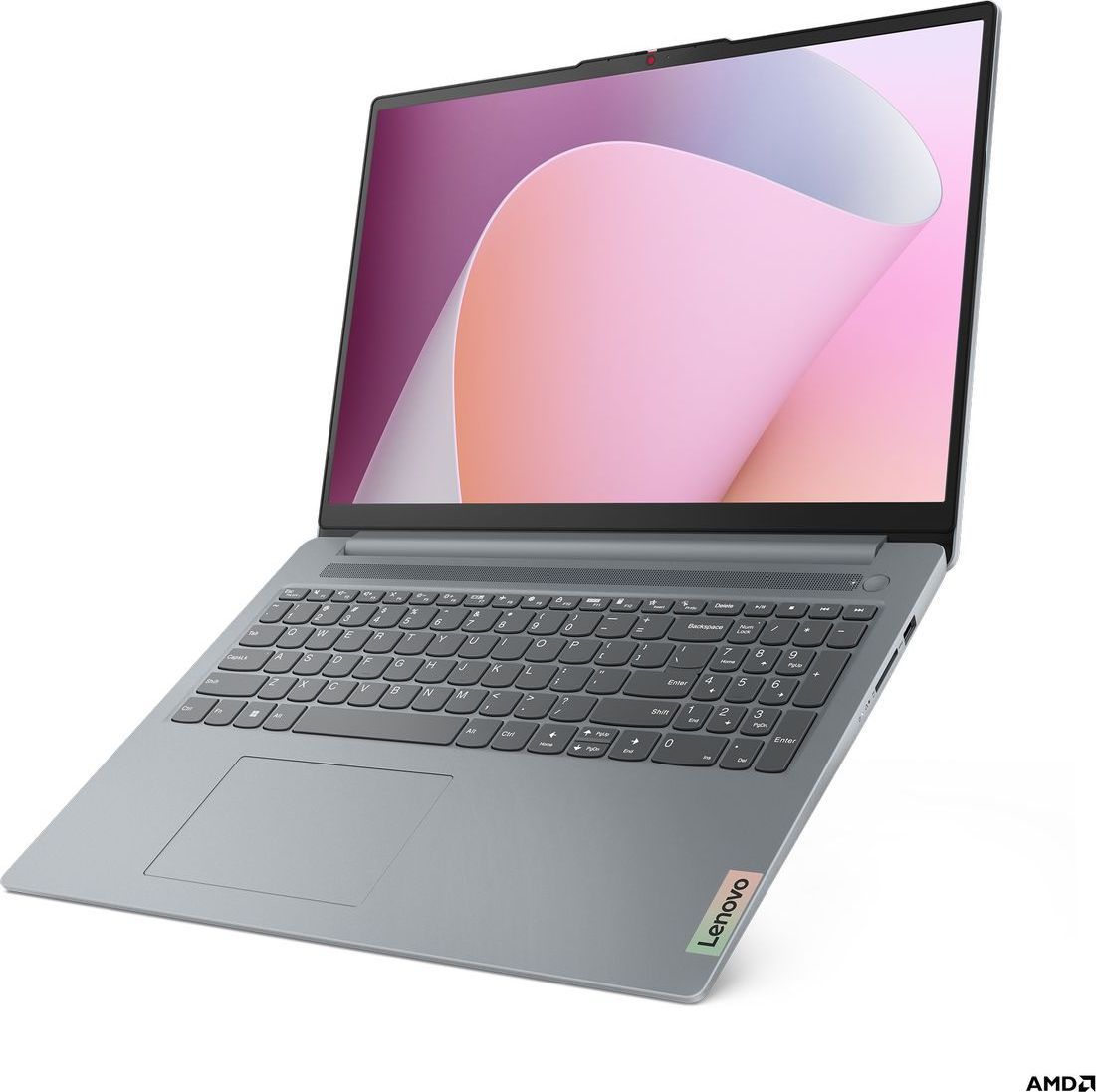 Lenovo IdeaPad Slim 3 16ABR8 Ноутбук 16", AMD Ryzen 7 7730U, RAM 8 ГБ, SSD 512 ГБ, AMD Radeon Graphics, Без системы, (82XR008PRK), серый, Русская раскладка