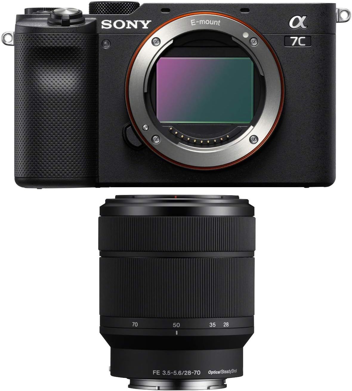 фотоаппарат SONY ALPHA ILCE A7C KIT 28-70 BLACK