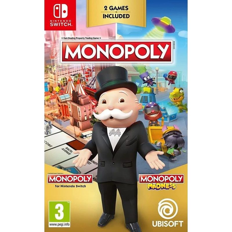 Игра Monopoly + Monopoly Madness (Nintendo Switch, русские субтитры)