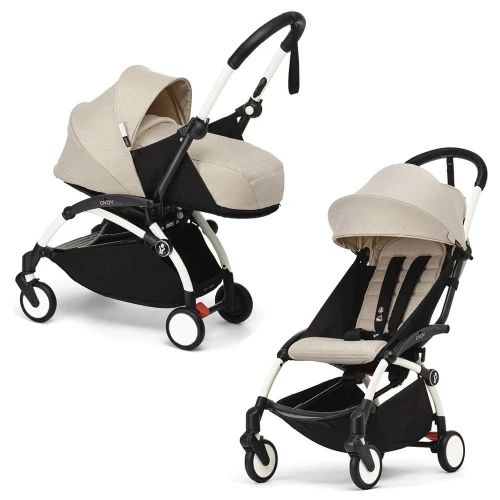 Коляска 2в1 Stokke YOYO 3 c мягкой люлькой New Born Pack White Bonpoint