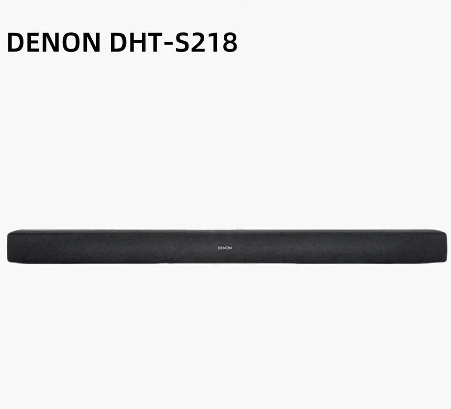 DENONDHT-S218ПолнодиапазонныйсаундбарсDolbyAtmos,беспроводноеподключениеккинотеатру