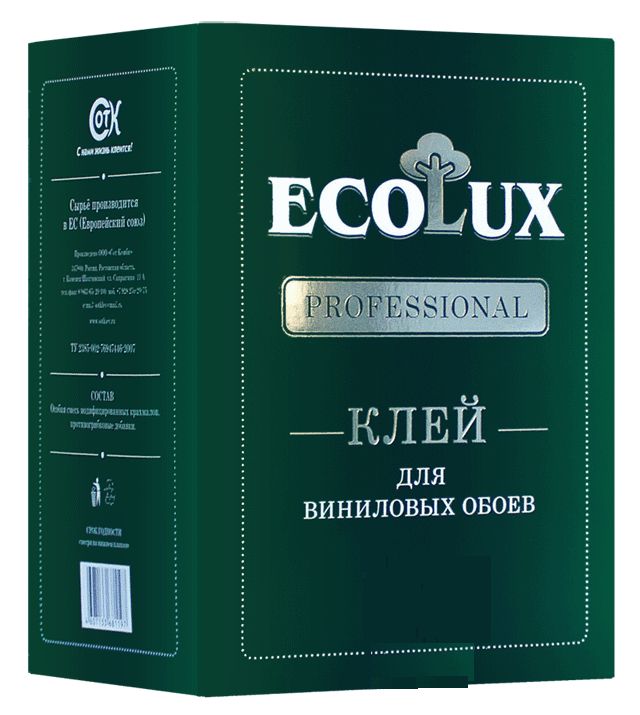 Клей ECOLUX PROFESSIONAL для виниловых обоев 250г