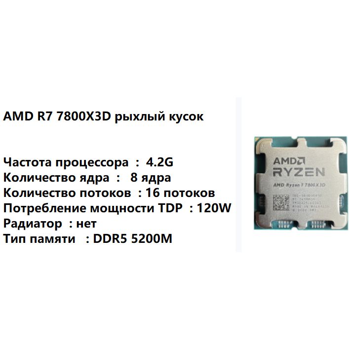 AMDКомпьютервсборке7800X3D