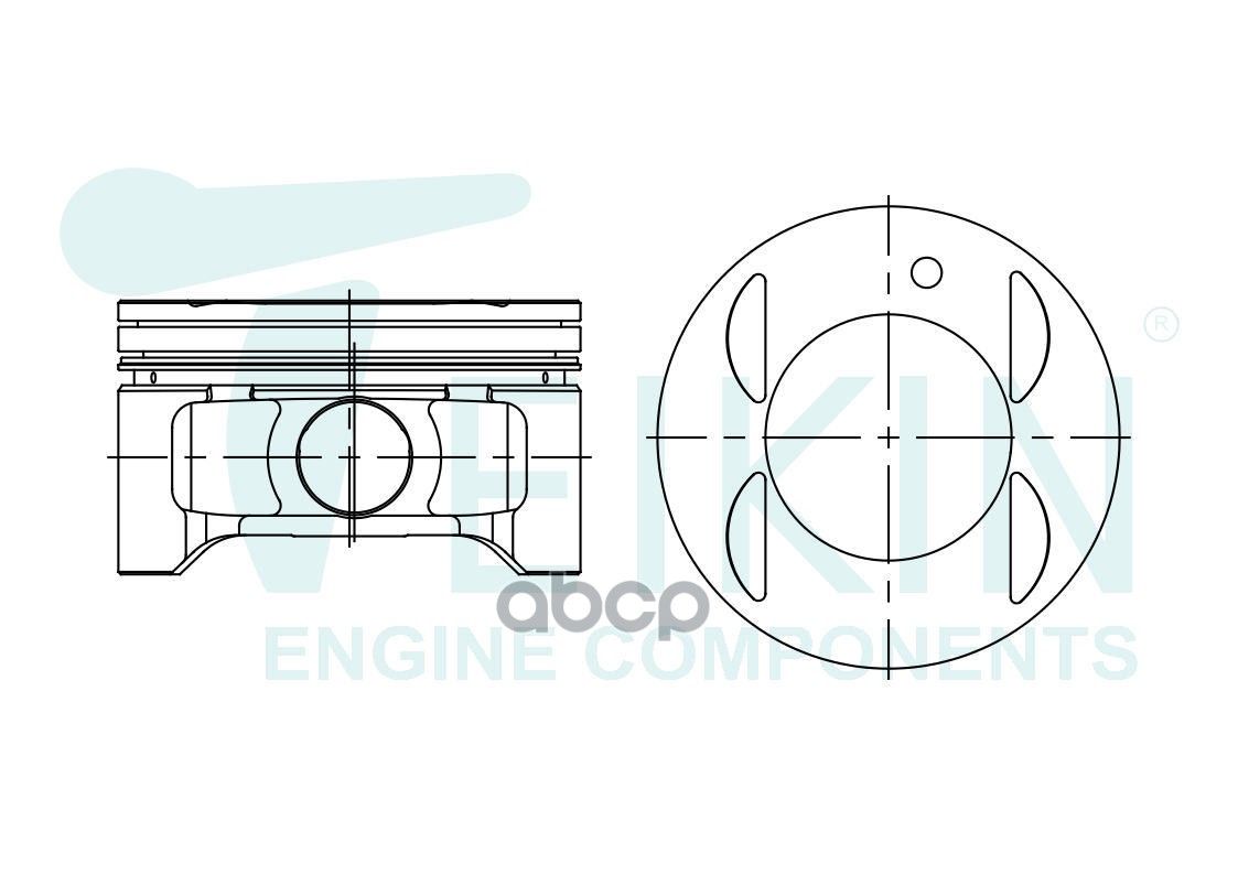 Поршень Двигателя TEIKIN арт. 46357STD