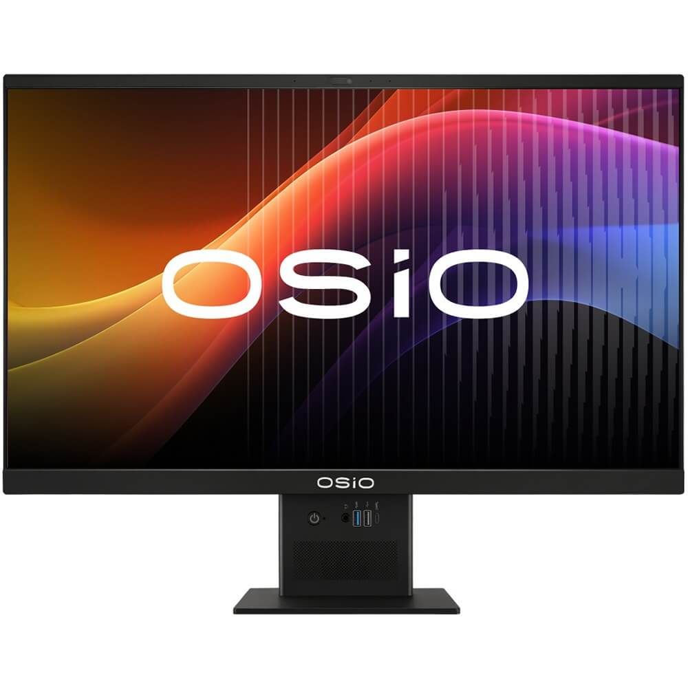 OSiO 23.8" Моноблок BaseLine B240i-004b (Intel Core i3-1115G4E, RAM 8 ГБ, SSD 512 ГБ, Intel UHD Graphics, Windows), 173747, черный