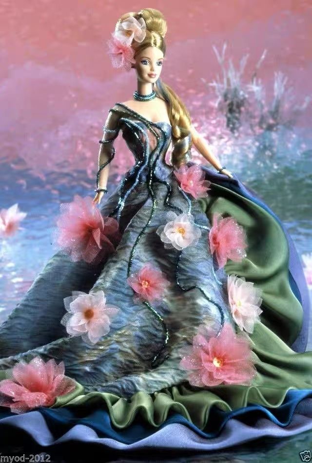 Куклы Barbie/ Barbie Claude Monet Water Lily 1997/Подарок для девушки/30cm