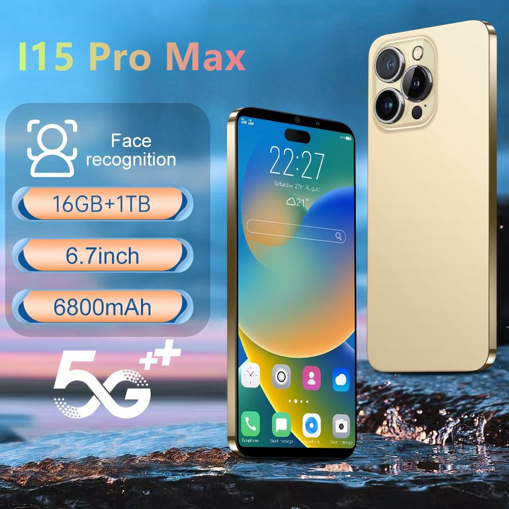 Смартфонi14/i15promaxh8+512CN16/1ТБ,золотой