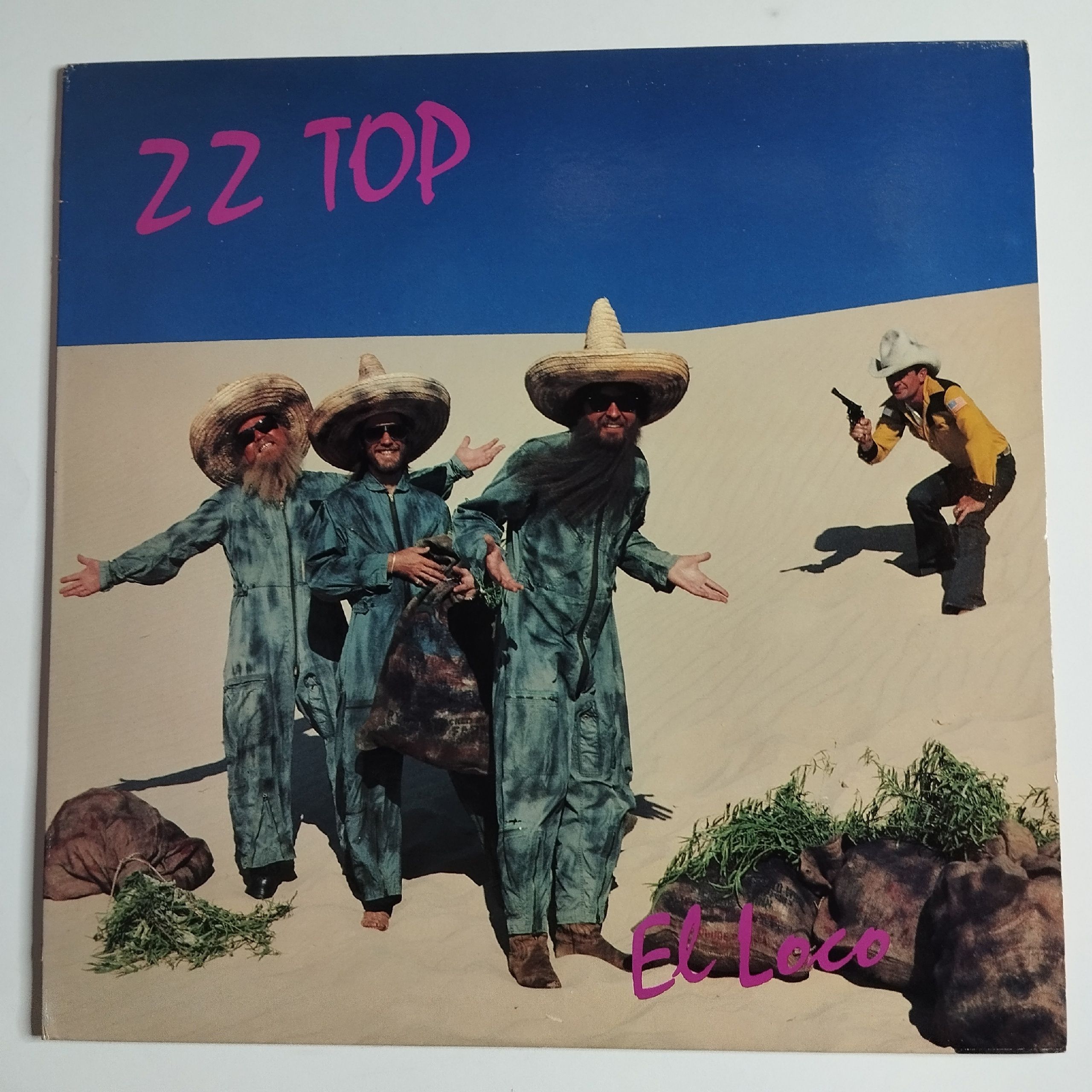 Винтажная виниловая пластинка LP ZZ Top El Loco (USA 1981)