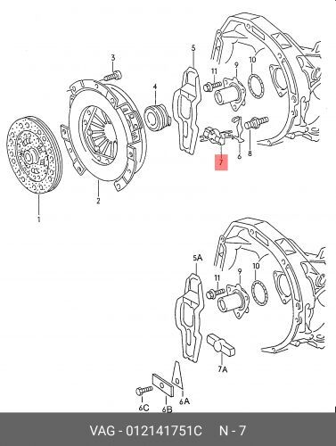 Проставка AUDI/VW