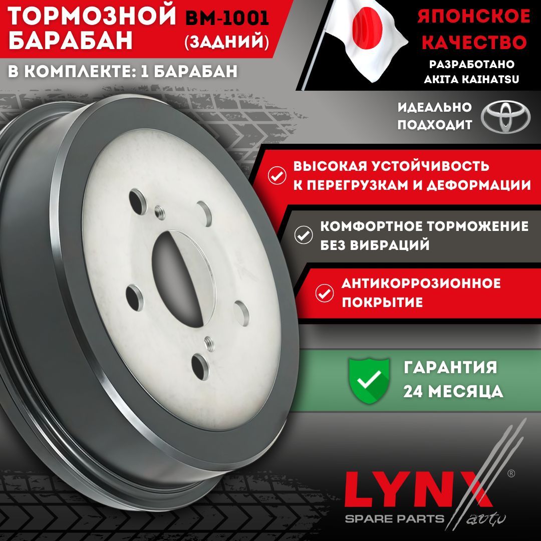 Барабан Тормозной Тойота Карина Е Калдина Toyota Carina E Caldina BM-1001 OEM 4243120190